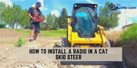 cat skid steer radio not working|cat259d radio installation.